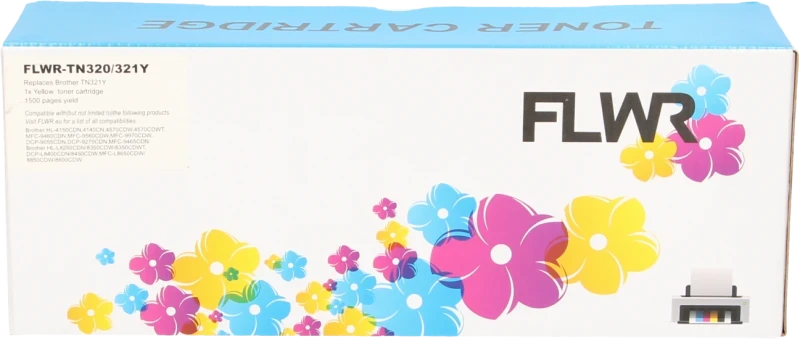 FLWR Brother TN-321 geel (Compatible XXL)