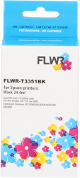 FLWR Epson 33XL (T3351) zwart FLWR-T3351BK