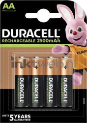 Duracell AA Rechargeable, 2500 mAh DX1500