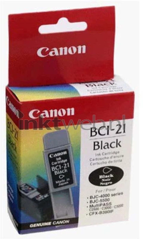 Cartuccia Canon BCI-21BK BCI-24BK Compatibile Nero - Foto 3