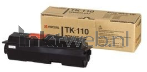 Huismerk Kyocera Mita TK-110 zwart Combined box and product