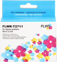 FLWR Epson 27XL T2711 zwart Front box