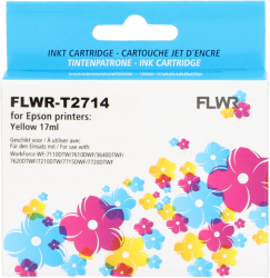 FLWR Epson 27XL T2714 geel Front box