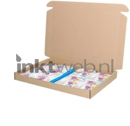 Huismerk White label  Brievenbusdoos A4 299 mm 27 mm 213 mm 30 stuks bruin Product only