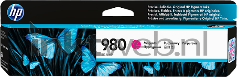 HP 980 magenta Front box