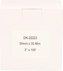 FLWR Brother  DK-22223  x 50 mm 30.48 m wit Back box