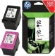 HP 62 Combo pack zwart en kleur (Origineel)
