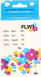 FLWR HP 920XL Multipack zwart en kleur Front box