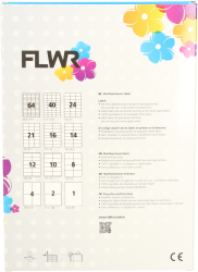 FLWR 24 stickers per A4 Back box