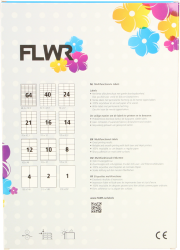 FLWR 14 stickers per A4 Back box