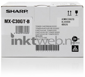 Sharp MXC30GTB zwart Front box