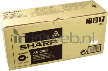 Sharp AR208LT zwart Front box