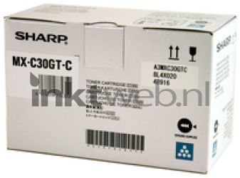 Sharp MXC30GTC cyaan Front box