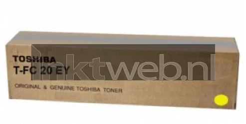 Toshiba TFC20EY geel Front box