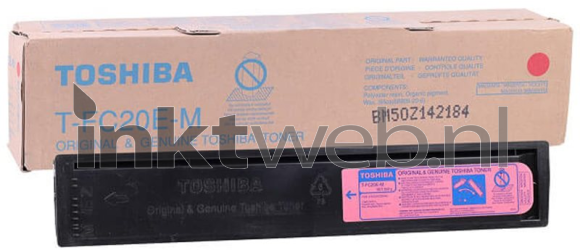 Toshiba TFC20EM magenta Combined box and product