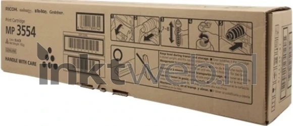 Ricoh MP3554 zwart Front box