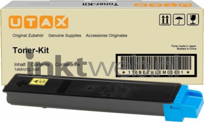 Utax 2550CI cyaan Combined box and product