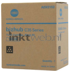 Konica Minolta A0X5152 zwart Front box