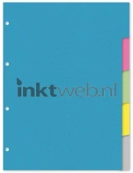 Kangaro A4 Tabbladen 4-gaats (5 delig) blauw Product only