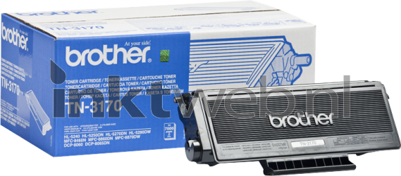 Brother TN-3170 zwart Combined box and product
