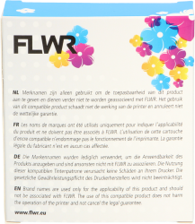 FLWR Brother  MK-131 zwart op transparant breedte 12 mm Back box
