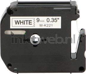 FLWR Brother  MK-221 zwart op wit breedte 9 mm FLWR-MK-221