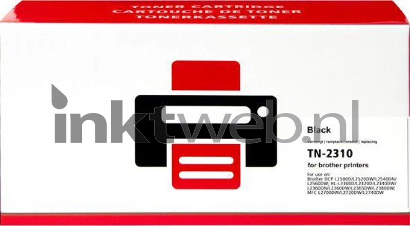 Huismerk Brother TN-2310 zwart (Huismerk (compatible))