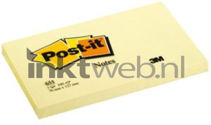 3M Post-it 76x127mm geel Product only