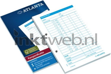 Atlanta kasspecificatie A6 100 vel Product only