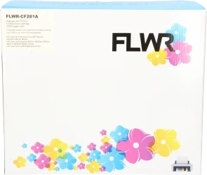 Huismerk HP 81A zwart Front box