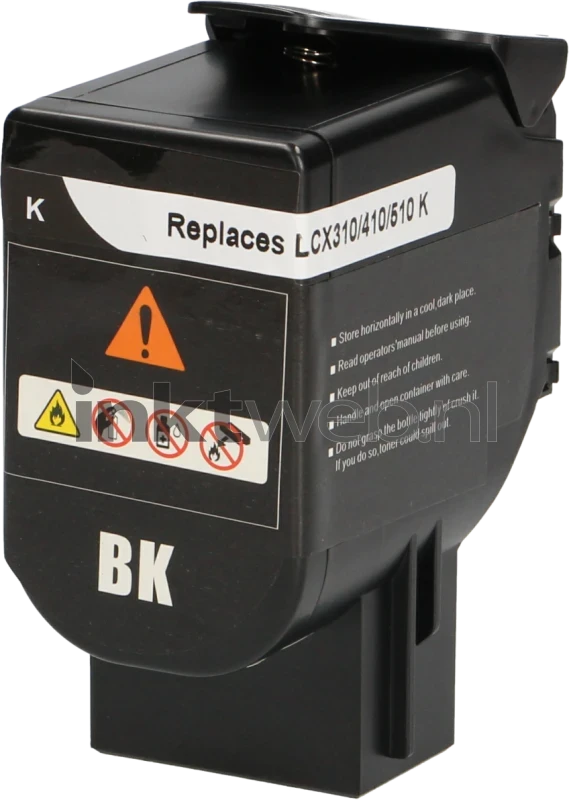 Huismerk - Toner / 801K / Zwart - Geschikt voor Lexmark
