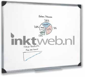 5 Star Magnetisch whiteboard 60 x 90 cm gelakt staal Product only