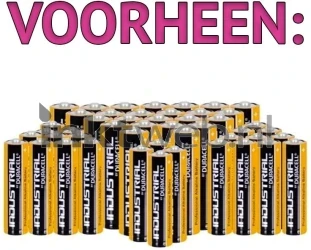 Procell 72 Batterijen 48 AA + 24 AAA Product only