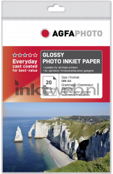 Agfa  Fotopapier Glans | A4 | 180 gr/m² 20 stuks Product only