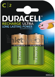 Duracell C HR14 Rechargeable 2 stuks, 3000 mAh Product only