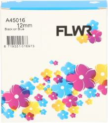 FLWR Dymo  45016  op  breedte 12 mm Front box