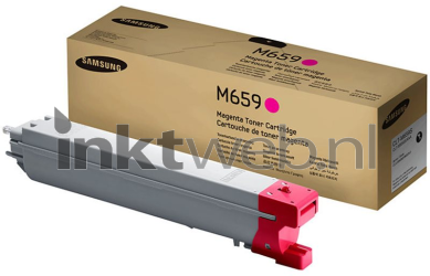 Samsung CLT-M659S magenta Combined box and product