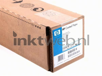 HP Coated Papier rol 42 Inch wit Front box