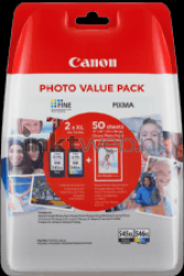 Canon PG-545XL / CL-546XL Multipack met fotopapier zwart en kleur 8286B006