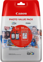 Canon PG-545XL / CL-546XL multipack met fotopapier (Transport schade) zwart en kleur