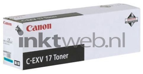Canon C-EXV 17 cyaan Front box