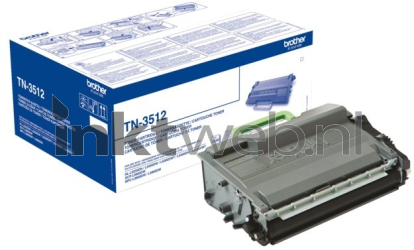 Brother TN-3512 zwart Combined box and product