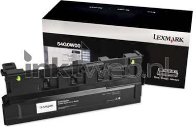 Lexmark 54G0W00 toner opvangbak Combined box and product