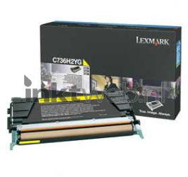 Lexmark C736, X736, X738 geel Combined box and product