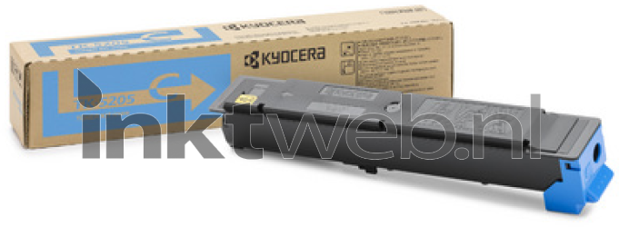 Kyocera Mita TK-5205C cyaan Combined box and product
