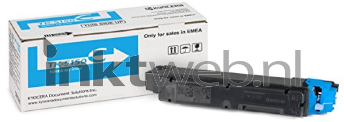 Kyocera Mita TK-5150C cyaan Combined box and product