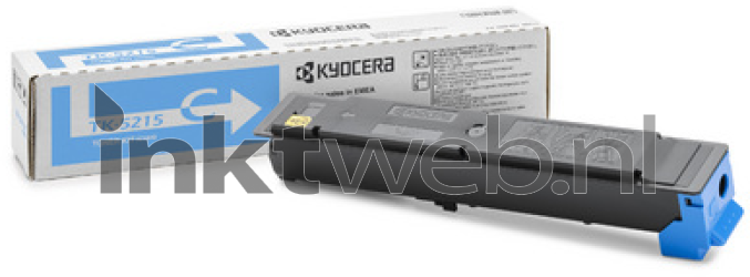 Kyocera Mita TK-5215C cyaan Combined box and product