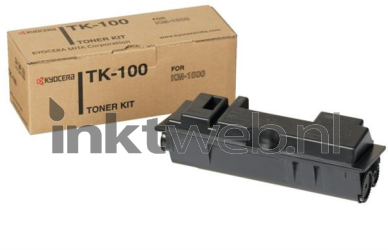 Kyocera Mita TK-100 zwart Combined box and product