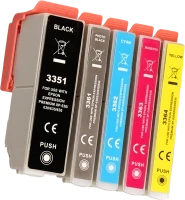 FLWR Epson 33XL Multipack (Opruiming Los) zwart en kleur