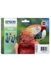 Epson T008 Twin pack kleur Front box